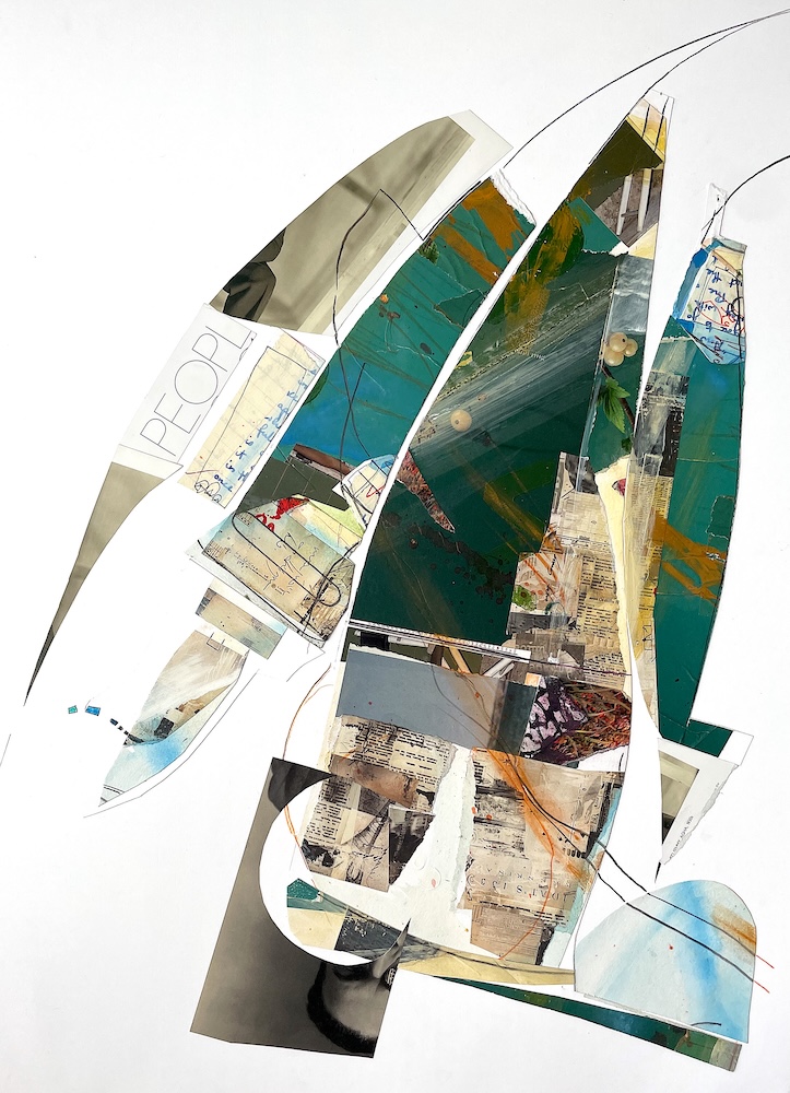 People share the summer breeze